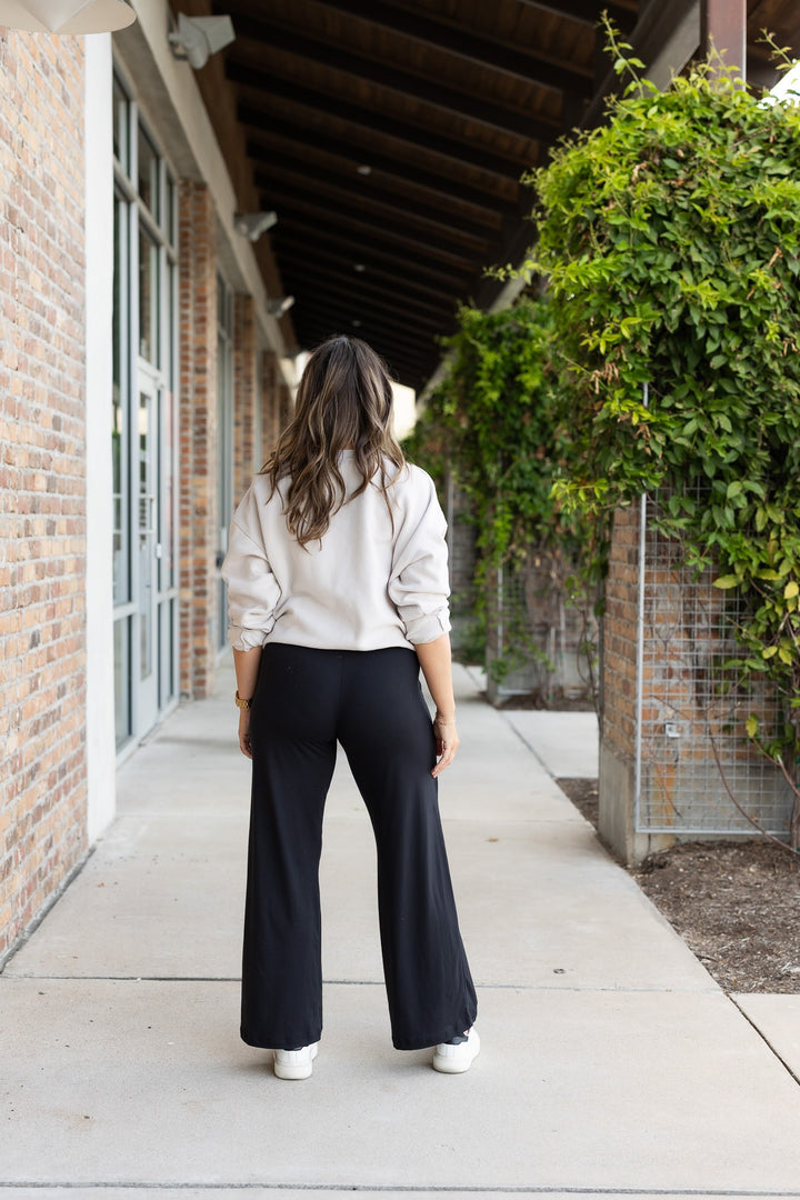 The Morgan Casual Loose Fit Wide Leg Pants
