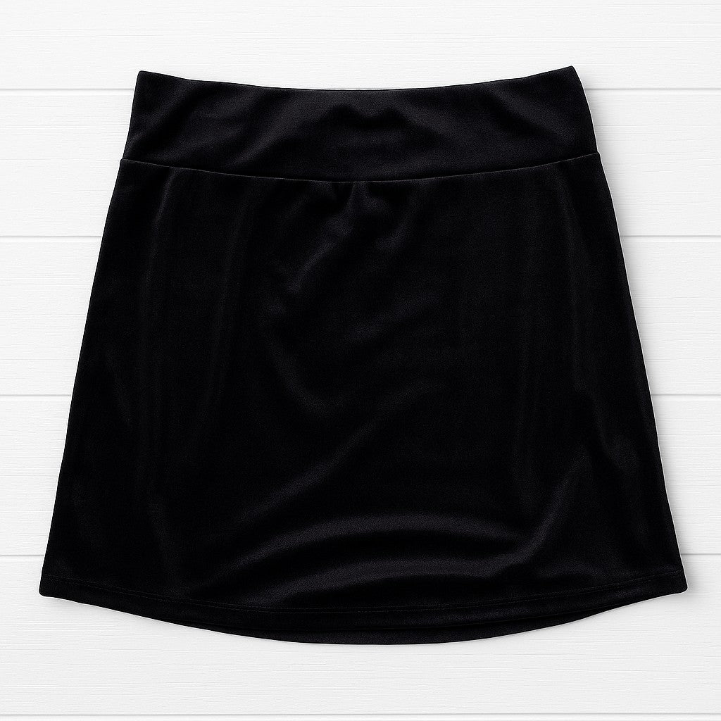 The Scarlett Black Velvet Skirt