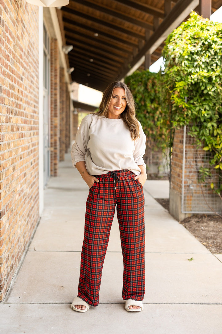 The Noelle Plaid Pajama Pants