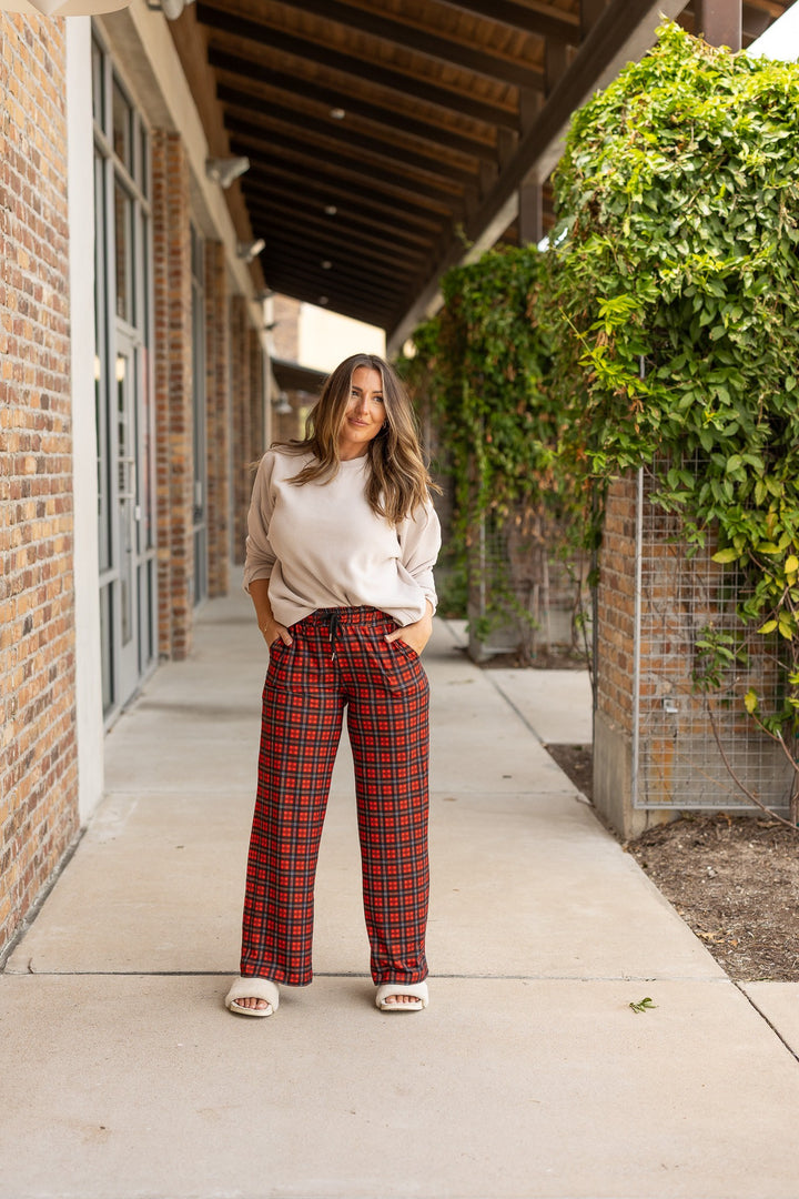The Noelle Plaid Pajama Pants