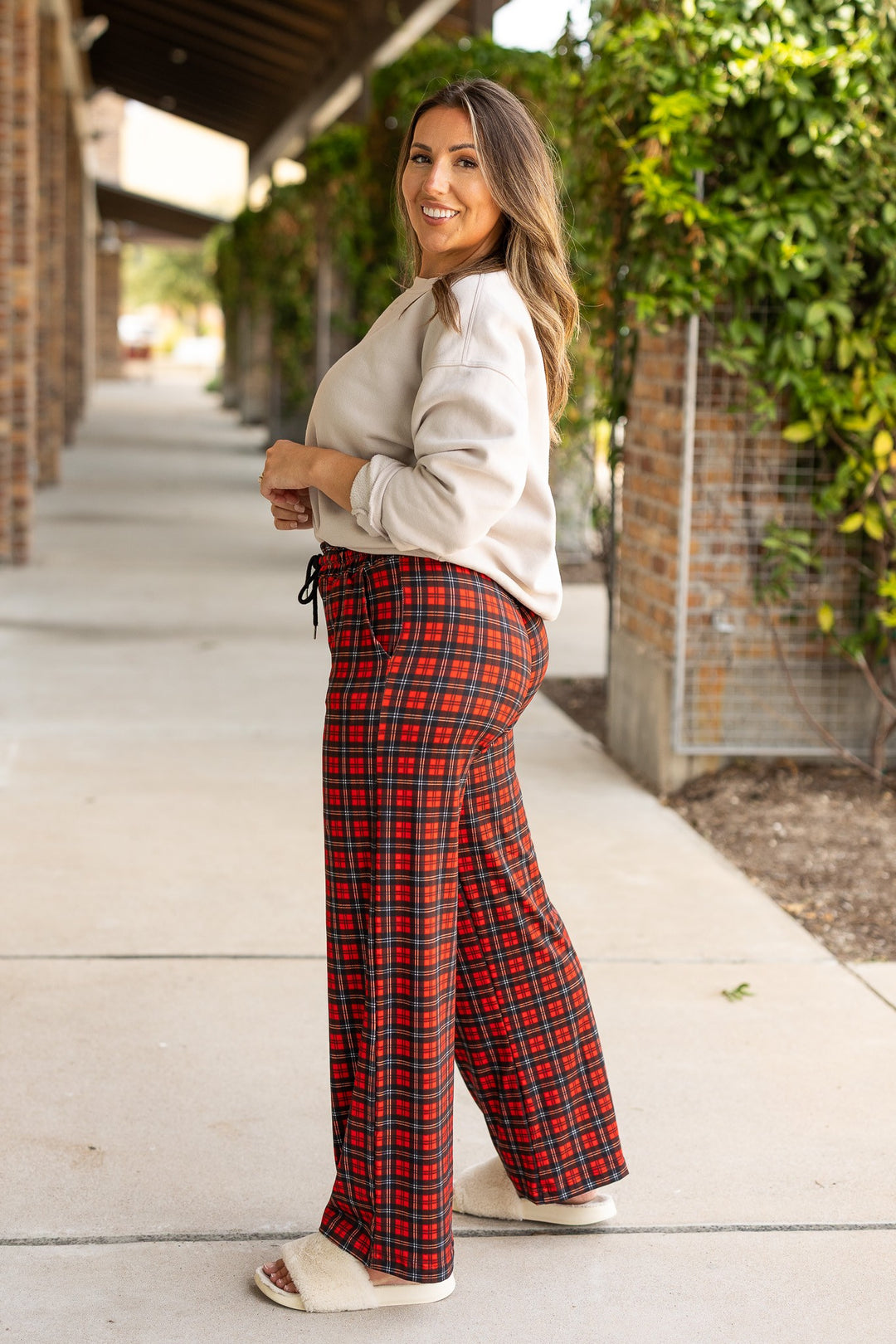 The Noelle Plaid Pajama Pants