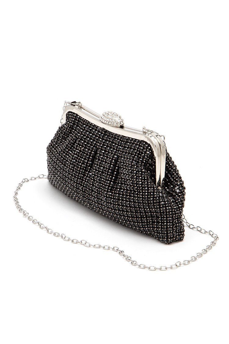 Full Stone Statement Soft Clutch Bag