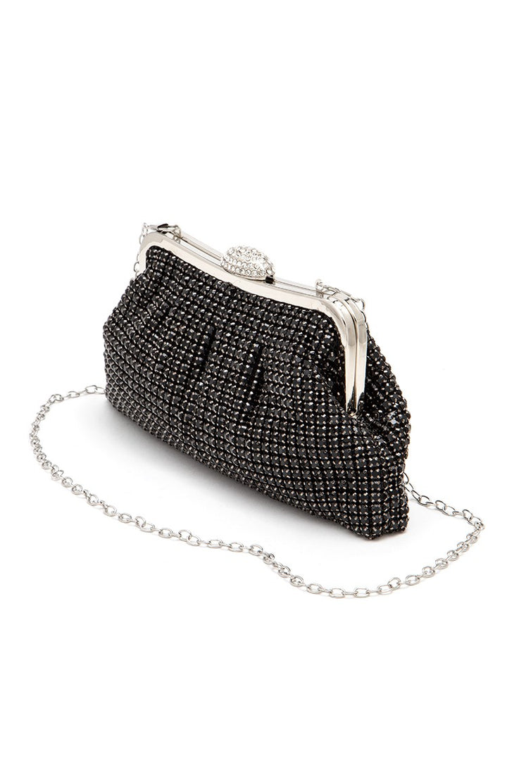 Full Stone Statement Soft Clutch Bag