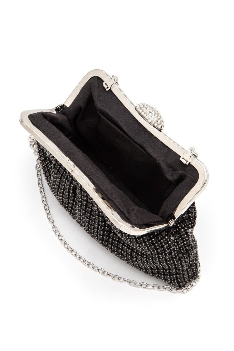 Full Stone Statement Soft Clutch Bag