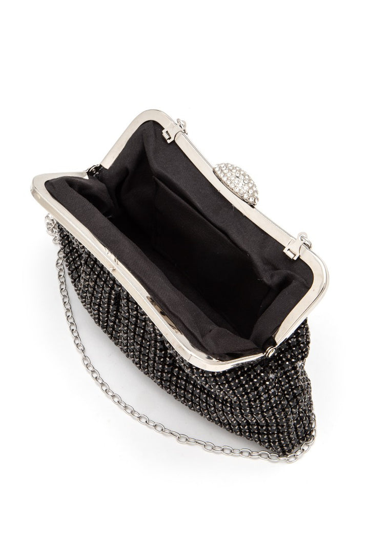 Full Stone Statement Soft Clutch Bag