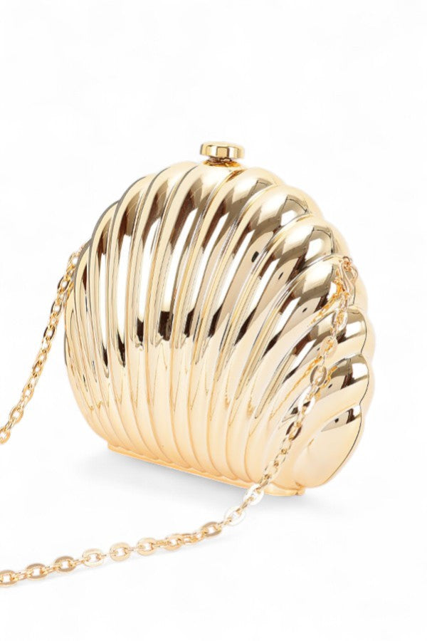 Acrylic Sea Shell Box Clutch Bag