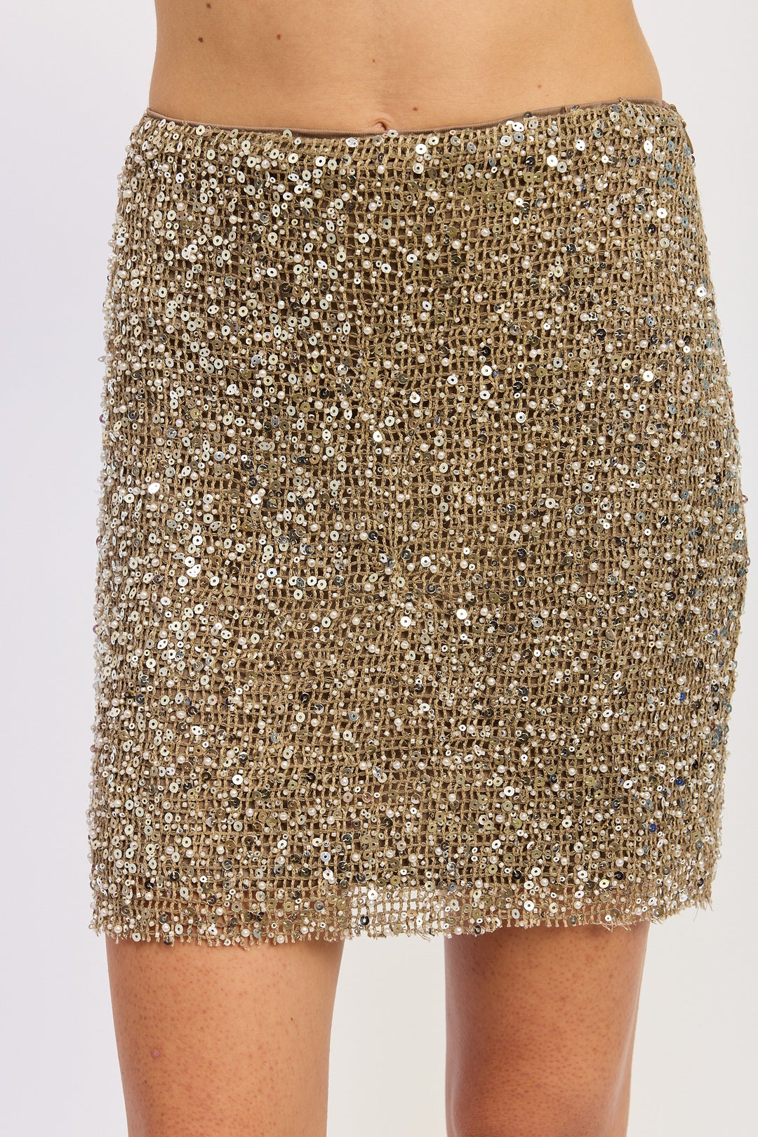 Mini Sequin Skirt