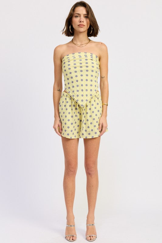 Scarf Top With Trim Detail