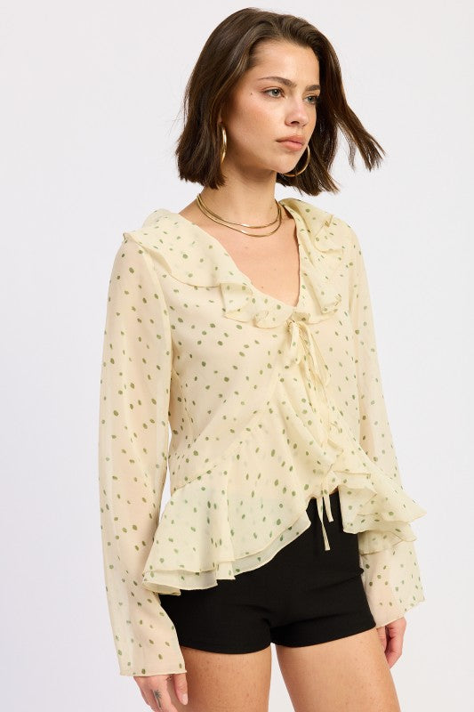 Flutter Open Butterfly Top