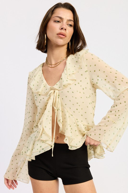 Flutter Open Butterfly Top