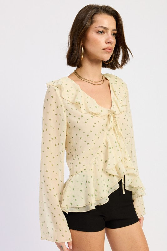 Flutter Open Butterfly Top