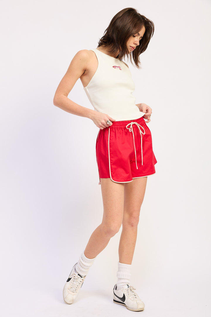 Racer Back Tank Top Wtih Beading