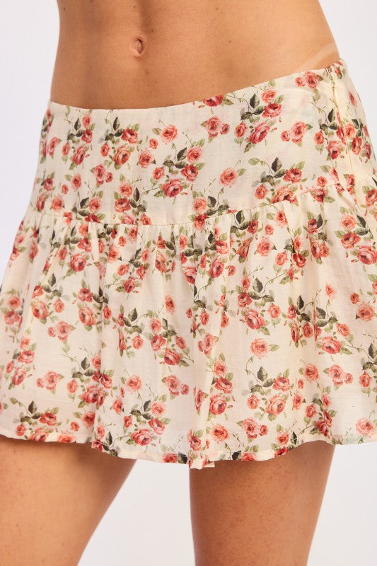 Ruffled Mini Skort