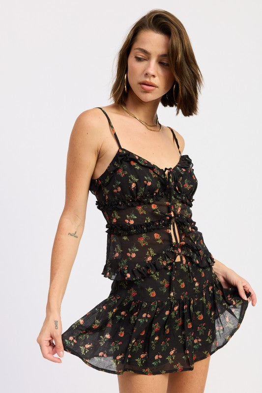 Ruffled Mini Skort
