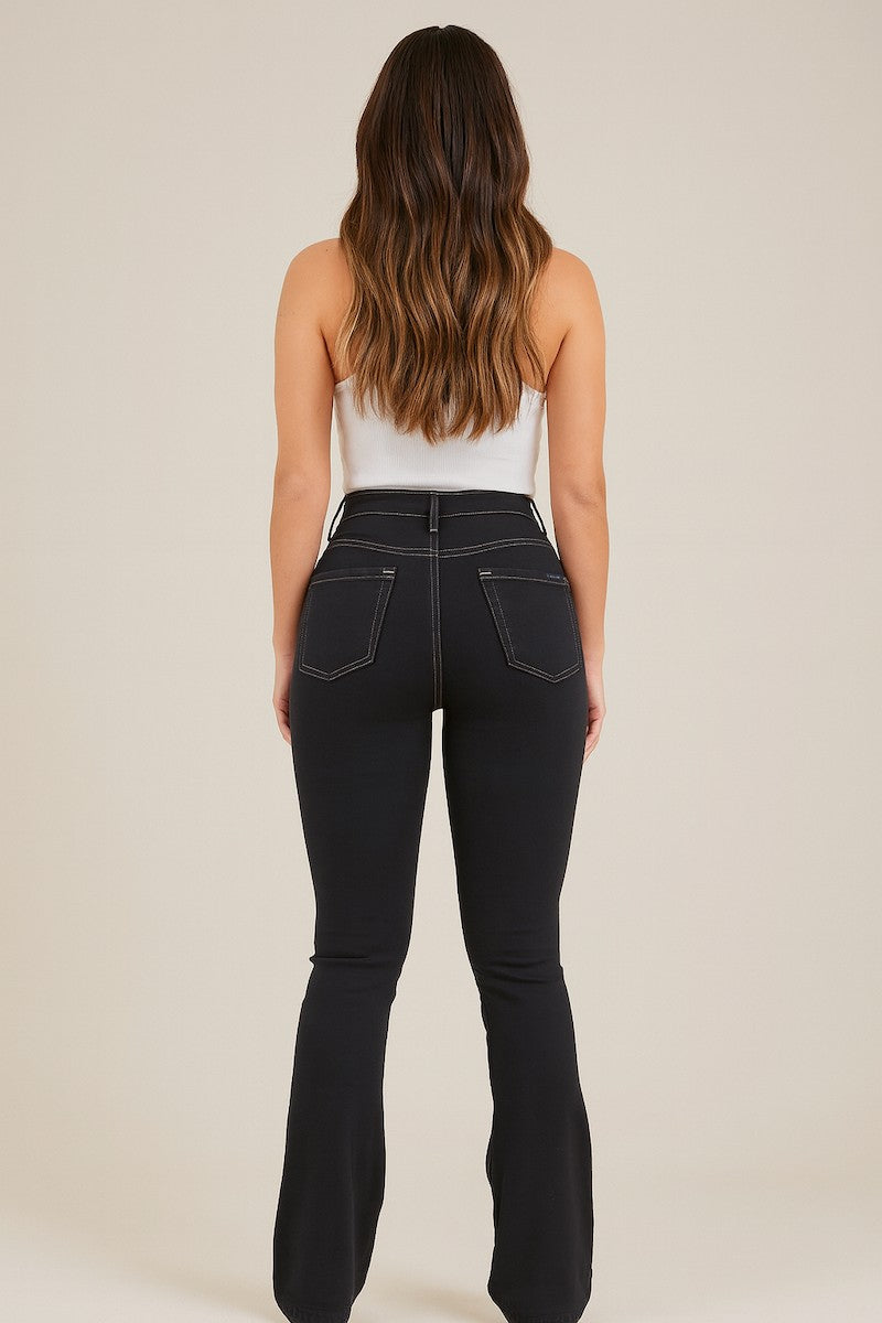 Black Judy Boot Cut Jean In Black