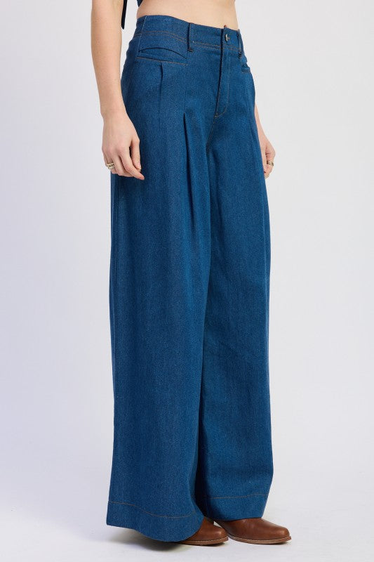 Wide Leg Palazzo Pants