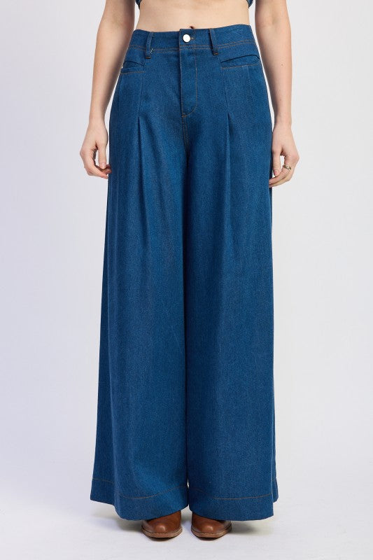 Wide Leg Palazzo Pants