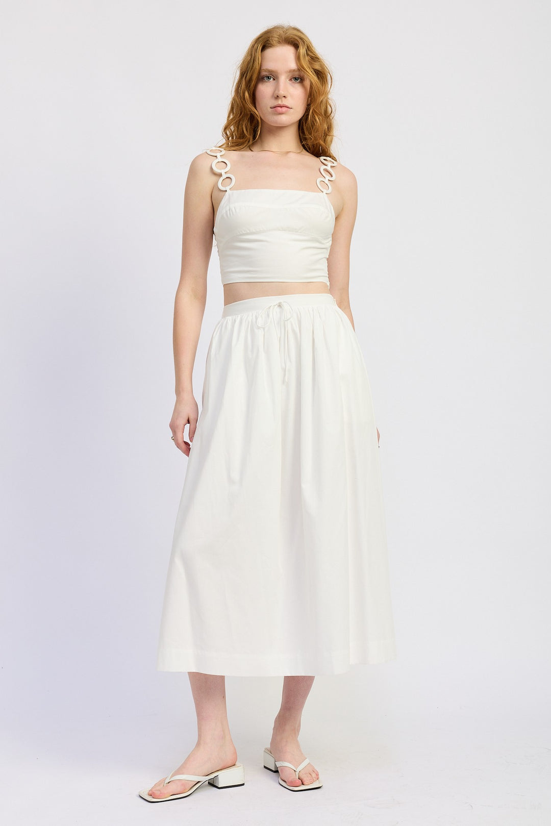 Ring Strap Cropped Top