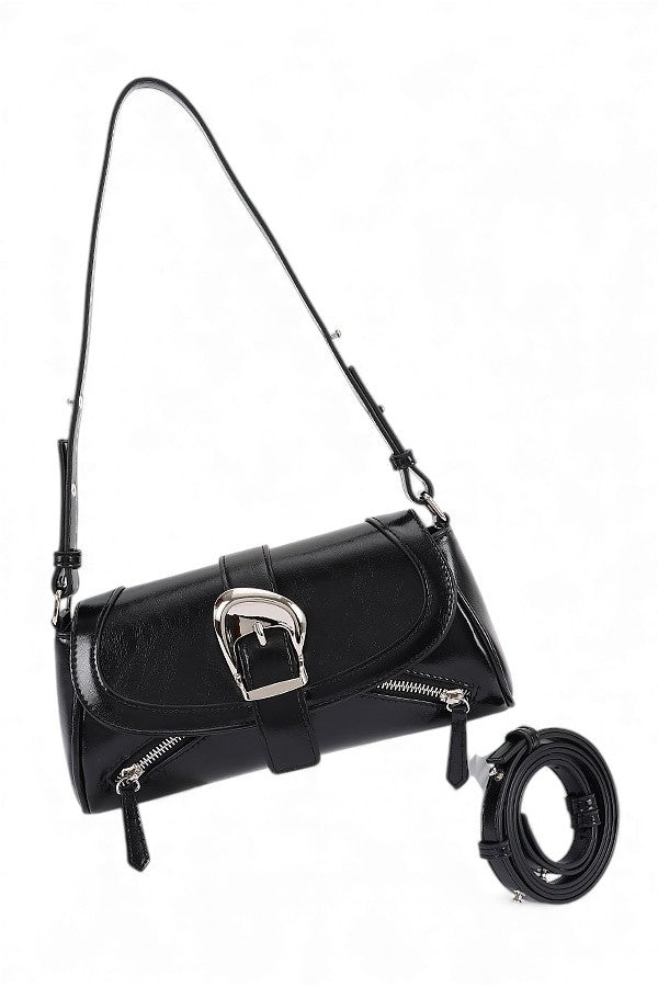 Y2K Convertible Buckle Shoulder Bag