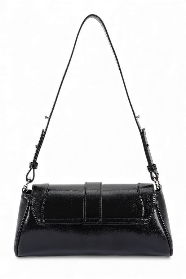 Y2K Convertible Buckle Shoulder Bag