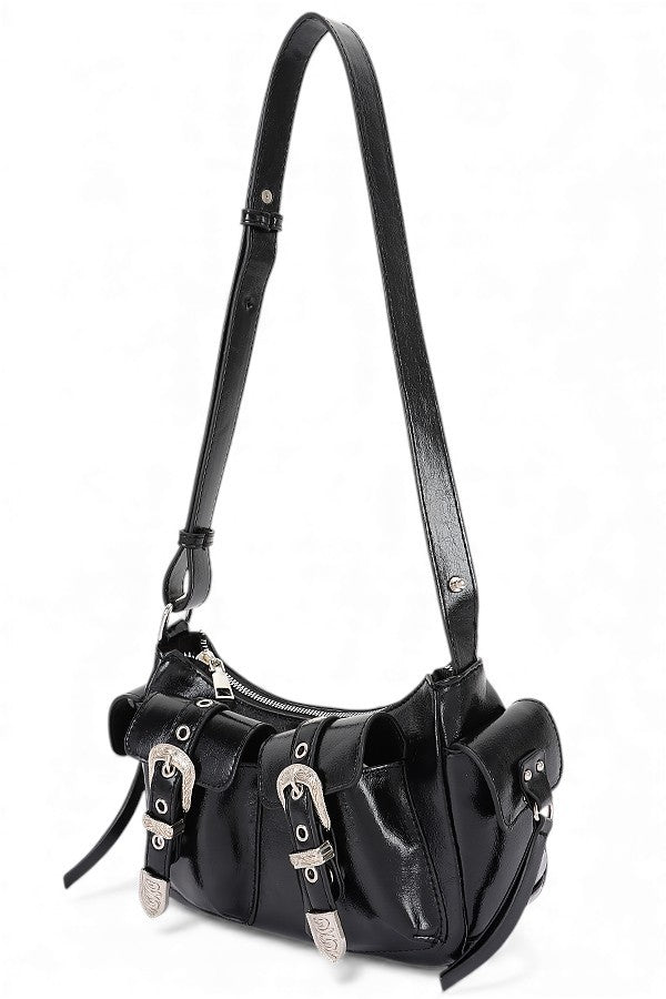 Western Buckle Y2K Shoulder Bag