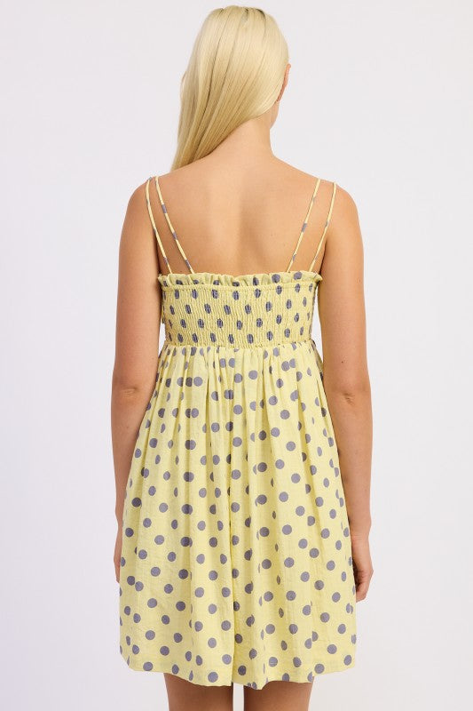 Smocked Top Babydoll Dress