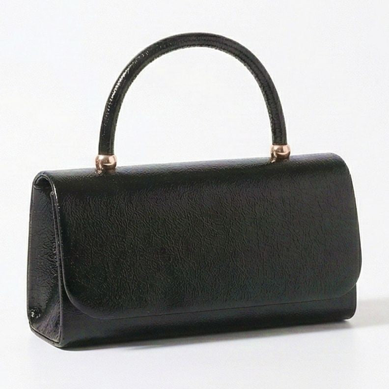 Gold Metallic Glitter Mini Handbag Top Handle