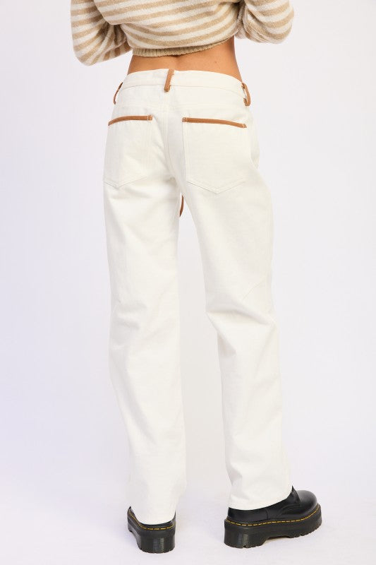 Flared Mid Rise Jeans