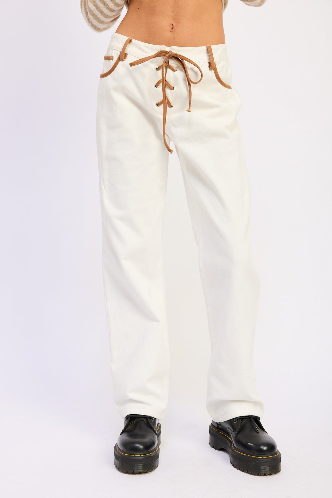 Flared Mid Rise Jeans