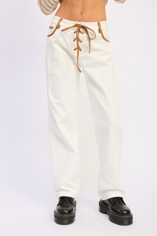 Flared Mid Rise Jeans