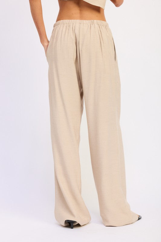 Row Rise Baggie Pants