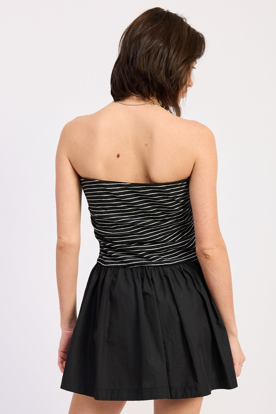 Mix Media Mini Tube Dress