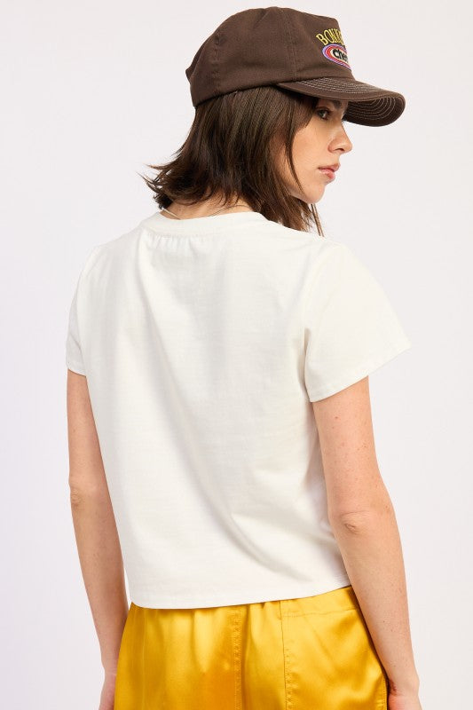 Embroidered Baby Tee