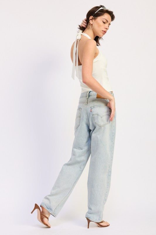 Beaded Trim Halter Top