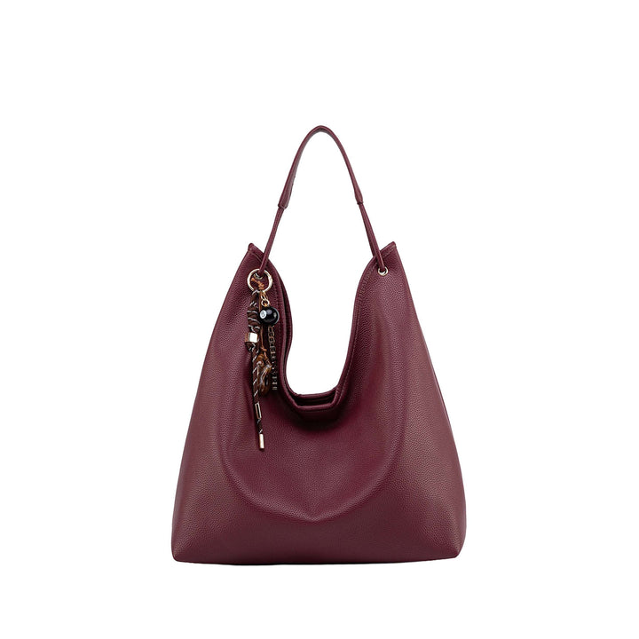 Cognac Mkf Eloa Hobo Bag With Wallet 2 Piece Set