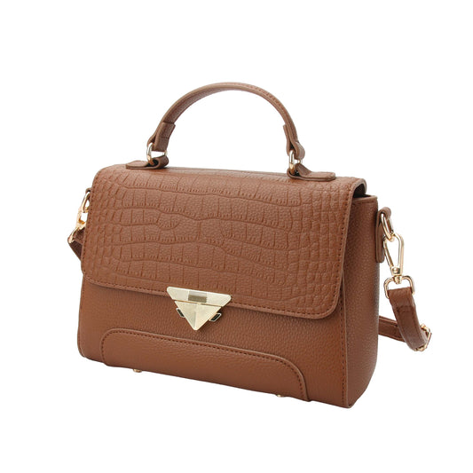 Brown Mkf Saphira Satchel Bag By Mia K