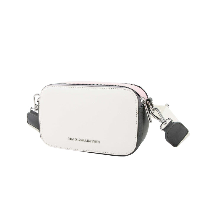 White Black Mkf Avielle Colorblock Crossbody Bag By Mia K