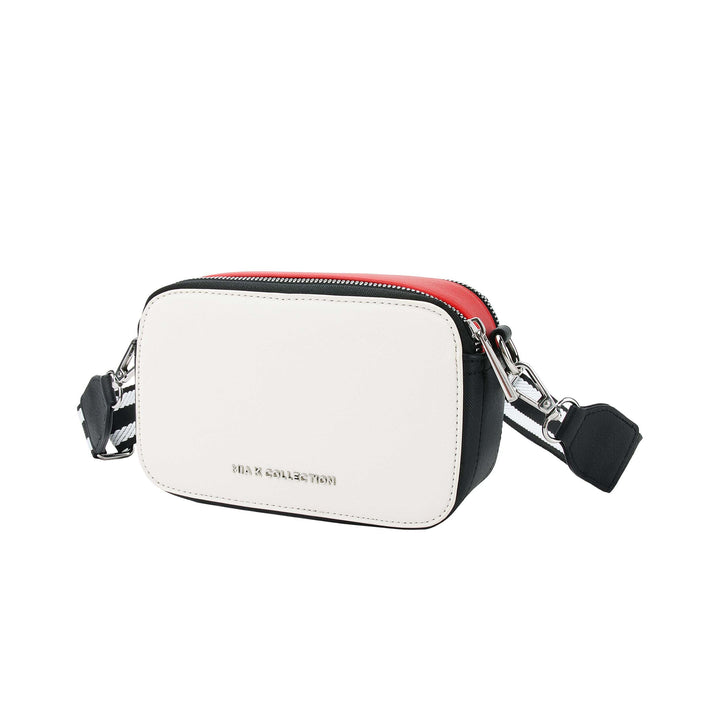 Pink Charcoal Mkf Avielle Colorblock Crossbody Bag By Mia K