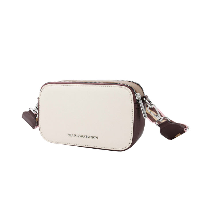 Ivory Coffee Mkf Avielle Colorblock Crossbody Bag By Mia K