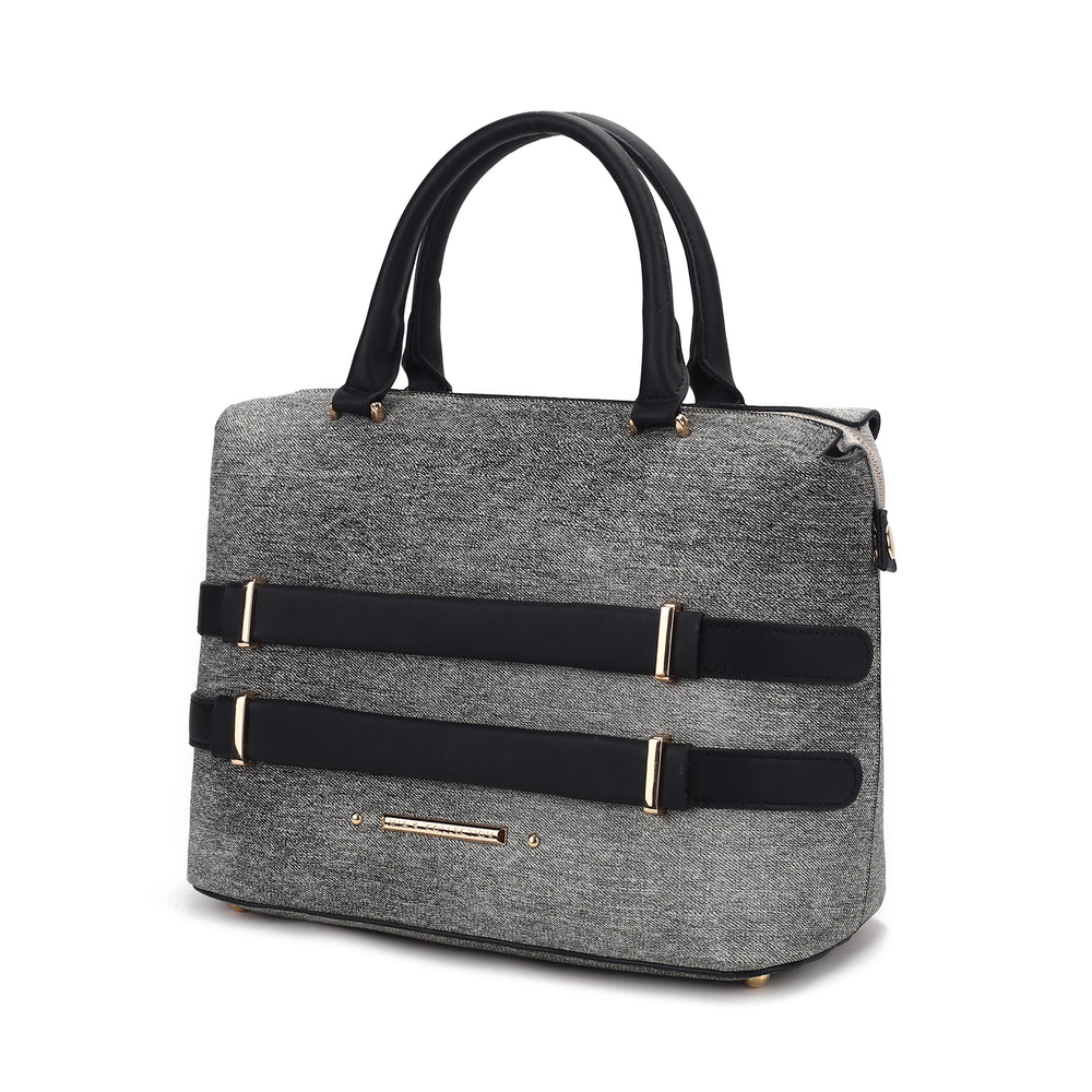 Black Mkf Leila Color Block Tote Bag By Mia K