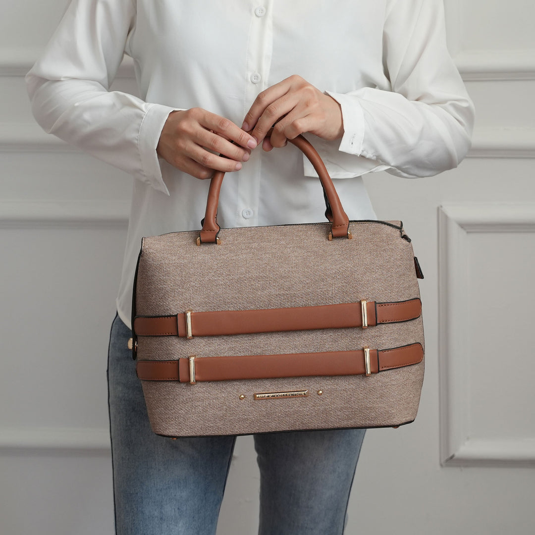 Mkf Leila Color Block Tote Bag By Mia K