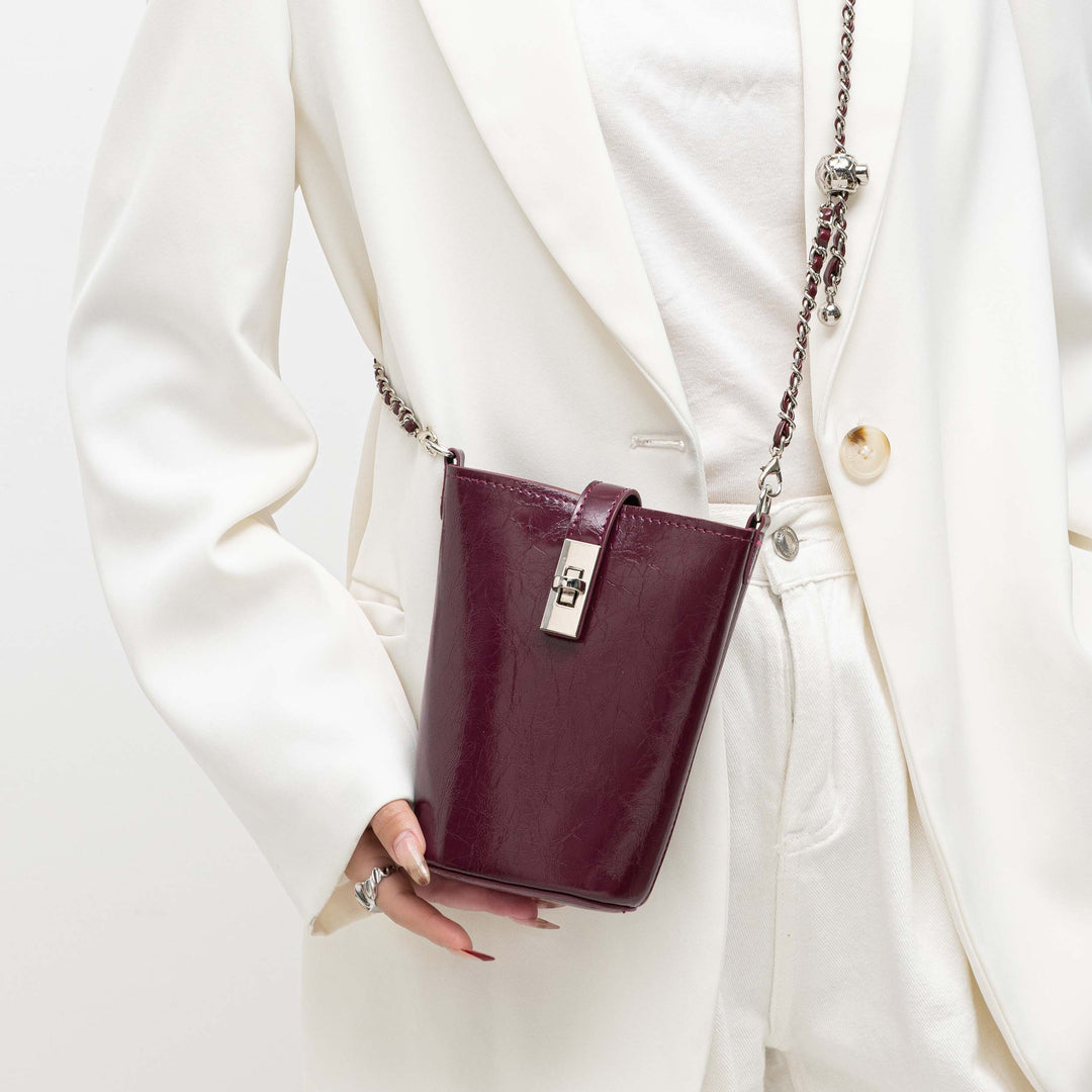 Taupe Mkf Evelina Mini Bucket Bag By Mia K