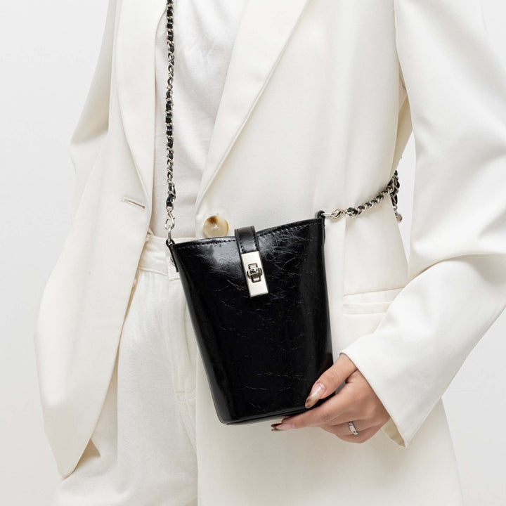 Light Grey Mkf Evelina Mini Bucket Bag By Mia K