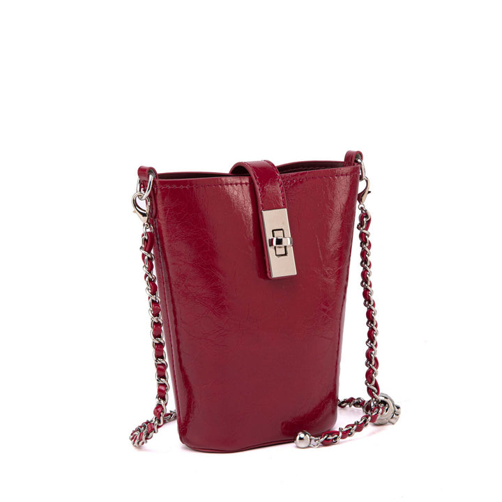Wine Mkf Evelina Mini Bucket Bag By Mia K