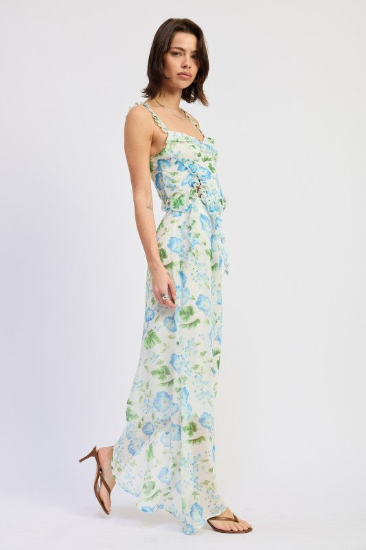 Asymmetrical Ruffled Bustier