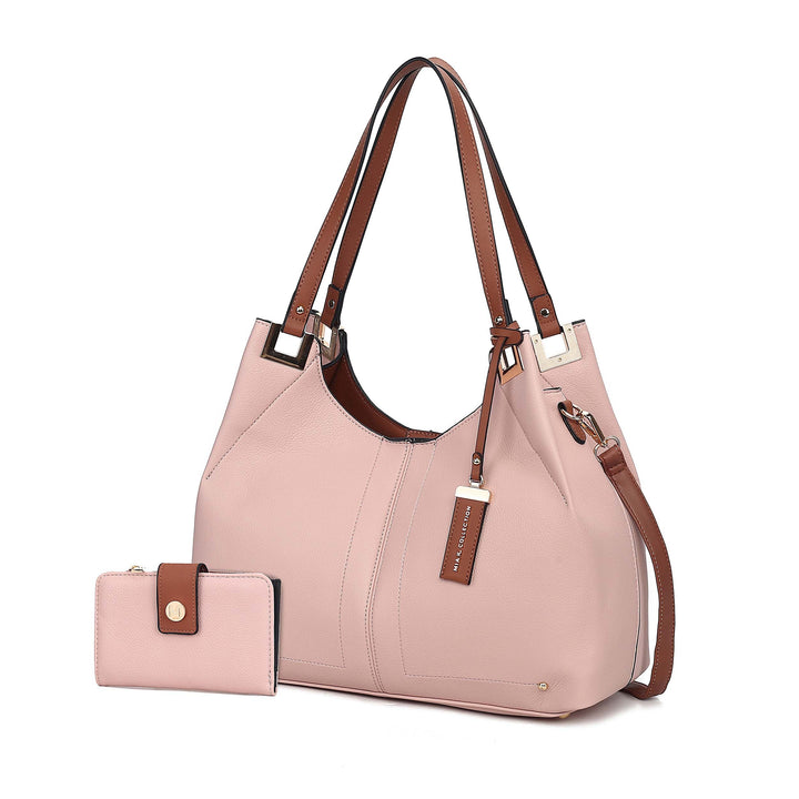 Taupe Mkf Estelle Shoulder Bag By Mia K