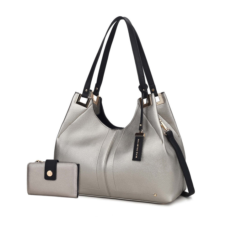 Charcoal Mkf Estelle Shoulder Bag By Mia K