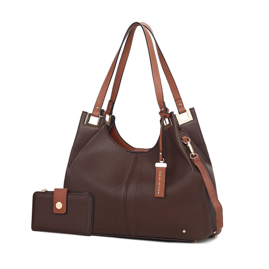 Brown Mkf Estelle Shoulder Bag By Mia K