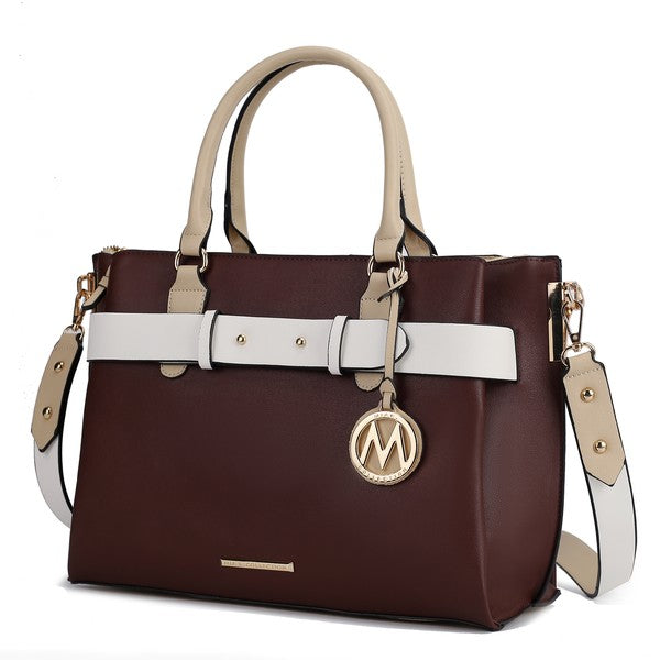 Mkf Jamie Womens Satchel Bag By Mia K