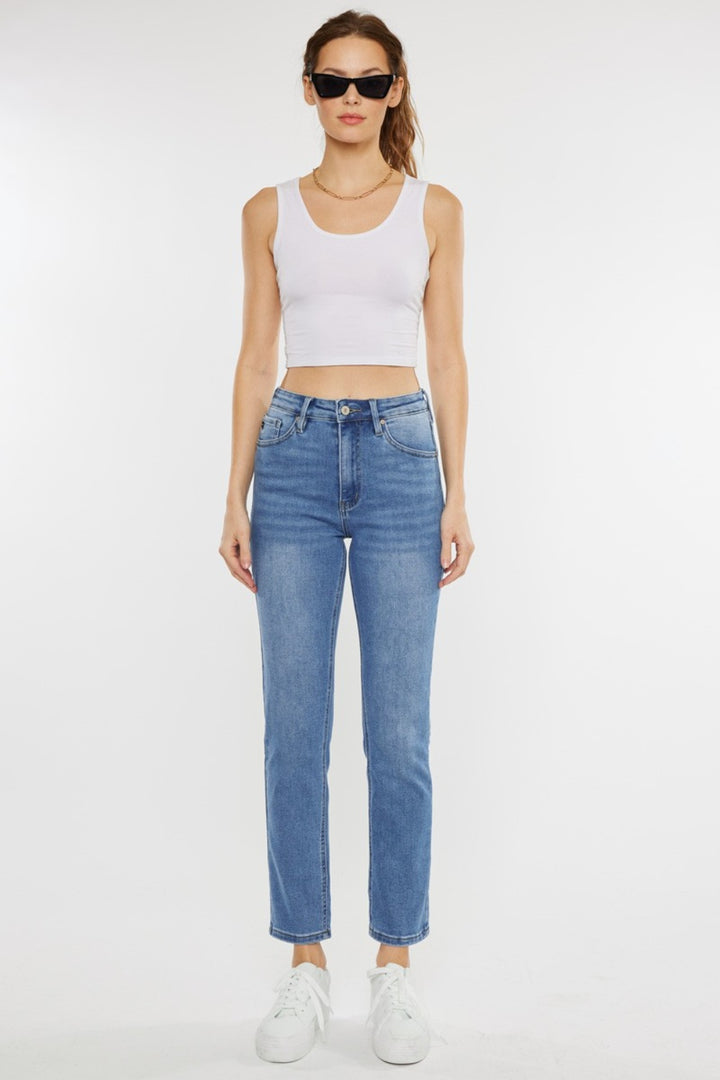 ML Kancan Full Size Cats Whiskers High Waist Jeans